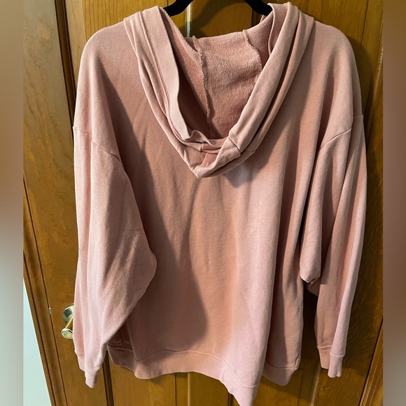 Nike Women’s Lace-Up Pink Hoodie Size Large - Picture 2 of 6